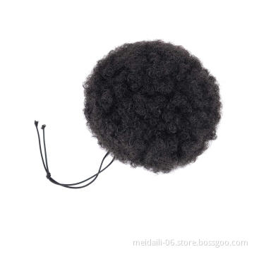 2019 new product hot selling elastic synthetic afro kinky curly hair ponytail